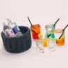 Gnome drink sets, Miniature drinks, Cocktail set,