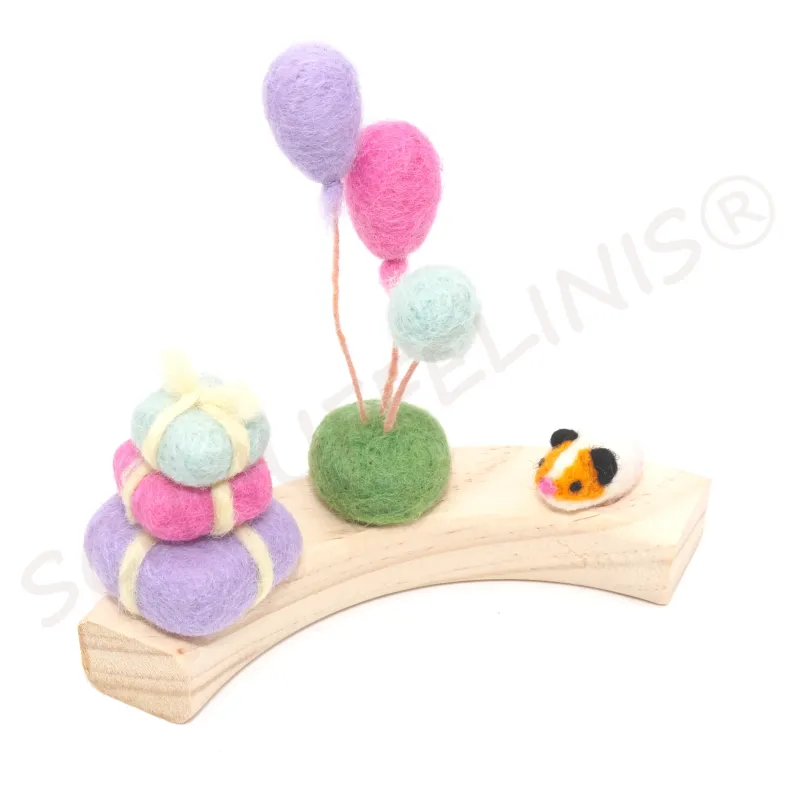 birthday ballons, felt ornaments, felt ballon orrnaments, happy B-day birthday ballons, felt ornaments, felt ballon orrnaments, happy B-day