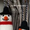 Christmas ornaments Snowman with HEART