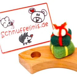 Geschenke Weihnachten Filzstecker, Geschenkstapel Filzstecker Standfuß