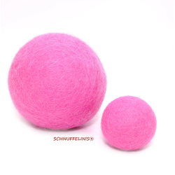 Filzkugeln rosa Bälle XXL Schnuffelinis