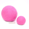 Filzkugeln rosa Bälle XXL Schnuffelinis