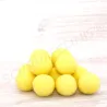 felt balls mix 4 sizes yellow sizes felt balls, felt balls mobile set