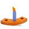 Felt candles felted, Felt candle wet felted, candle for toddler & kids