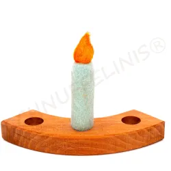 nostre candele di feltro, Candele lana di feltro, Bambini candele