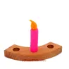 Felt candles felted, Felt candle wet felted, candle for toddler & kids