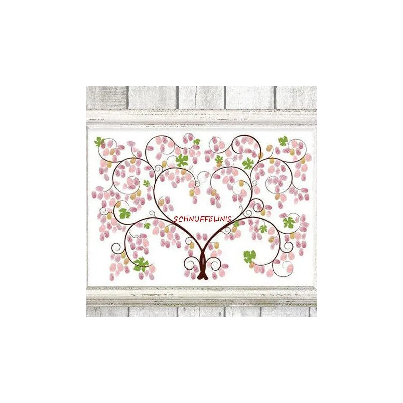 Fingerprints, wedding gift, guest books wedding