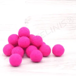 Palline di feltro 3 misure Mix rose, feltro è versatile e resistente