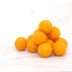 felt balls mix 3 sizes yellow sizes felt balls, felt balls mobile set