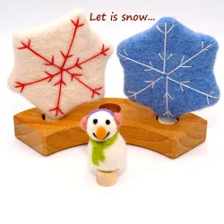 flocon de neige bonhomme de neige set, bonhomme de neige