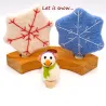 flocon de neige bonhomme de neige set, bonhomme de neige