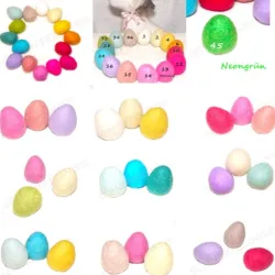 felt eggs, polka dotted egg, felted easter eggs, felt eggs polka dots