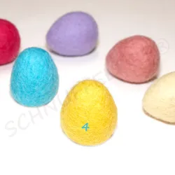 felt eggs, felted Easter eggs, Easter nesting felt eggs large