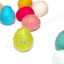 felt eggs, felted Easter eggs, Easter nesting felt eggs large