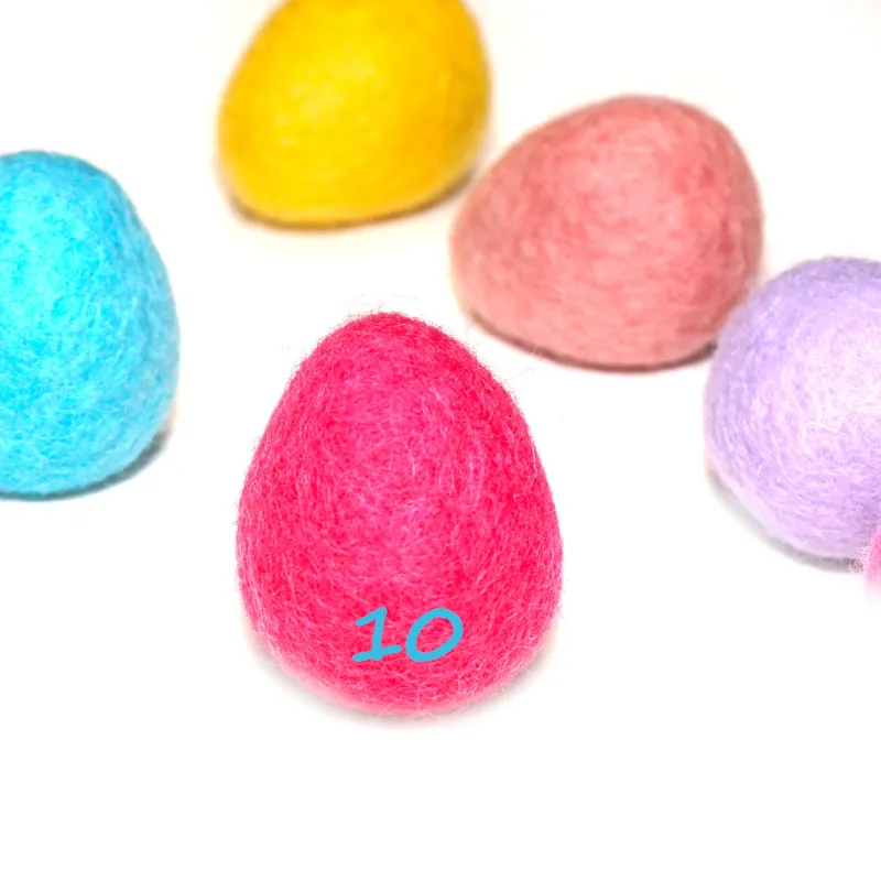 felt eggs, felted Easter eggs, Easter nesting felt eggs large