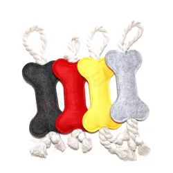 Felt chewing bone dogs,  Felt bone for dogs, dogs toy felted bones