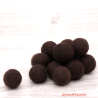 Felt balls nature mix 70pcs. set