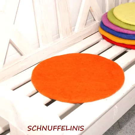 uni colour seat cushion, felt seat cushion, cats seat cushions