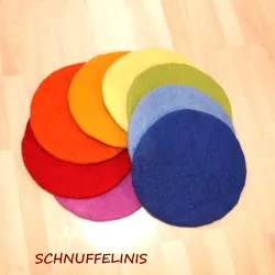 uni colour seat cushion, felt seat cushion, cats seat cushions