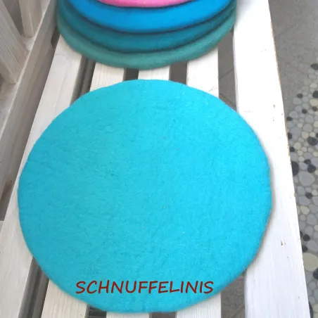 uni colour seat cushion, felt seat cushion, cats seat cushions