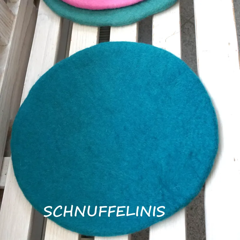 uni colour seat cushion, felt seat cushion, cats seat cushions