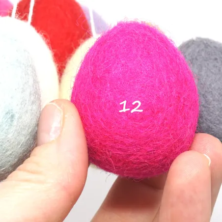 felt eggs, felted Easter eggs, Easter nesting felt eggs large