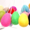 felt eggs hanger, felted easter eggs to hang, felt eggs large