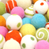 Filzkugeln 3 Größen Mix Fröhlich