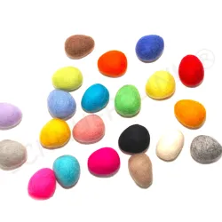 Easter eggs, felted eggs, Easter egg, XXL eggs