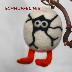 Lustige Oster Küken, Osterei aus Filz, Geschenk Ostern, Eiersuche Kids