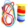 felt dreadlocks, Montessori Rainbow felt cord, felt craft cords