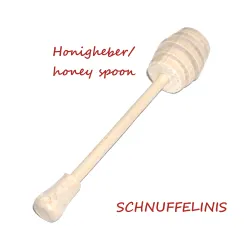 Honiglöffel aus Holz, Honigheber Honig Löffel Freispiele Montessori