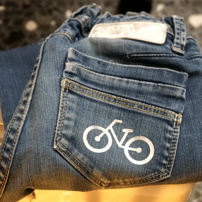 reflektieren Bügelbilder Fahrradfahrer, Sicherheit durch Reflektionen reflektieren Bügelbilder Fahrradfahrer, Sicherheit durch Reflektionen