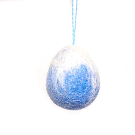 Ostereier in 4cm meliert 23 mit Aufhänger