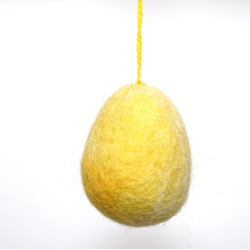 Ostereier in 4cm meliert 3 mit Aufhänger