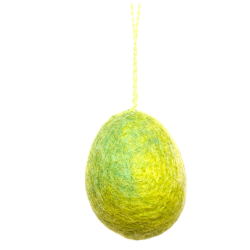 Ostereier in 4cm meliert 32 mit Aufhänger