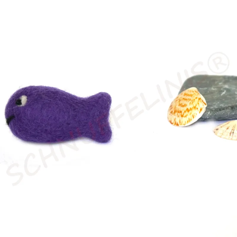 felt fish, Cat toy, felted fishes, Baby mobile, felt fish ornament