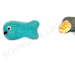 Fische aus Filzwolle, Filzkugeln Baby Mobile, Katzenspielzeug Fisch