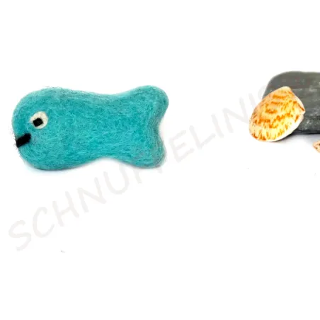 Fische aus Filzwolle, Filzkugeln Baby Mobile, Katzenspielzeug Fisch