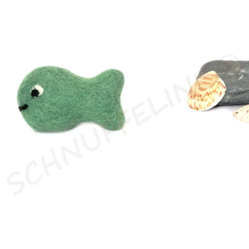 felt fish, Cat toy, felted fishes, Baby mobile, felt fish ornament