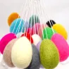 felt eggs hanger, felted easter eggs to hang, felt eggs large