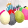 felt eggs hanger, felted easter eggs to hang, felt eggs large