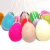 felt eggs hanger, felted easter eggs to hang, felt eggs large