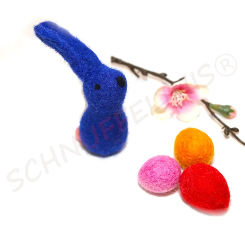 Easter bunny, felt wool rabbit, felted easter decoration, bunny rabbit