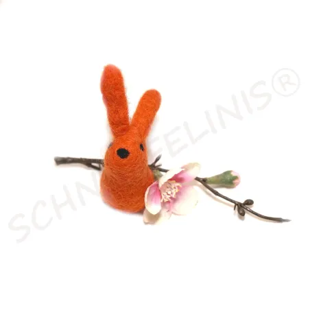 Easter bunny, felt wool rabbit, felted easter decoration, bunny rabbit