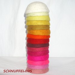 Filz Schalen deine Farbe