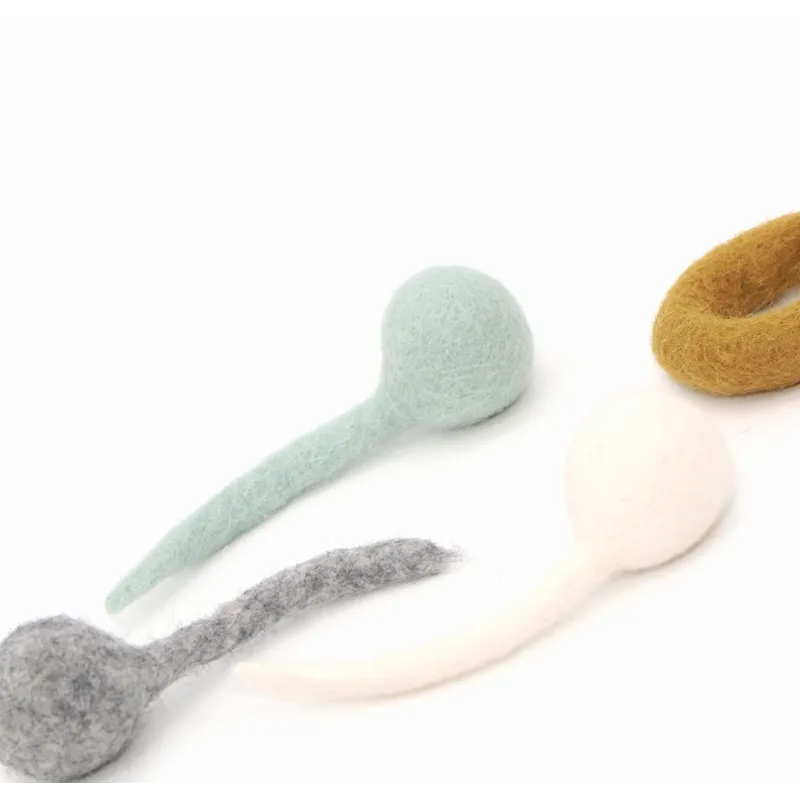 felted cat toy, Cat toy Felt ball bombs puschel 3+1 set felted cat toy, Cat toy Felt ball bombs puschel 3+1 set