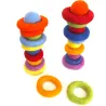 wool felt rings, Baby mobile DIY, cat toy, felt rings, felt wool rings