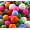 Filzkugeln 3 Größen 100stk. Mix