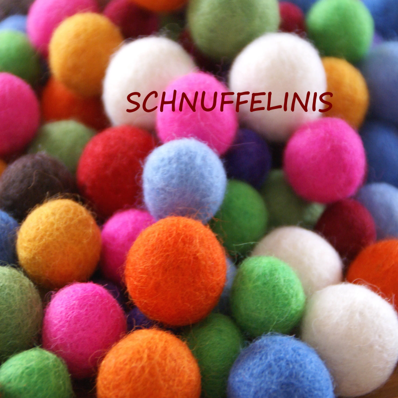 Felt balls 3 sizes 100pcs. mix